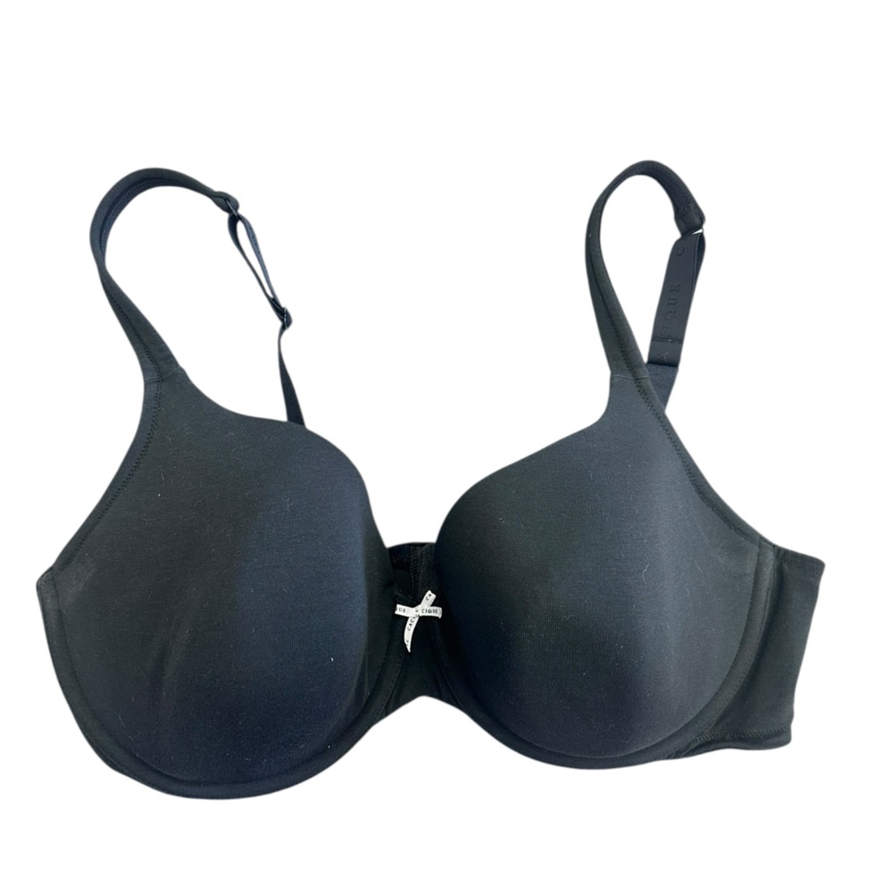 Cacique‎ T-Shirt Bra Lightly Lined Black Size 40 DDD